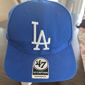 47 Cooperstown Collection Blue LA Snapback Hat OSFA